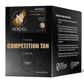 NORVELL Competition Tan - Competition Color AIRBRUSH SPRAY TAN SOLUTION - 34oz