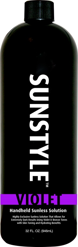 SUNSTYLE VIOLET AIRBRUSH SPRAY TAN SOLUTION - 32oz