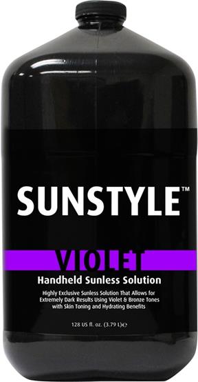 SUNSTYLE VIOLET AIRBRUSH SPRAY TAN SOLUTION - Gallon